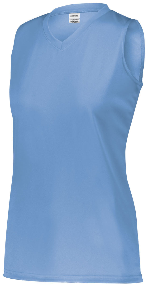 Augusta Sportswear 4794 Ladies Sleeveless Wicking Attain Jersey Navy-L