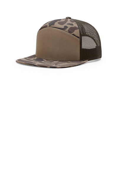 Custom Personalized Richardson Printed 7-Panel Trucker 168P