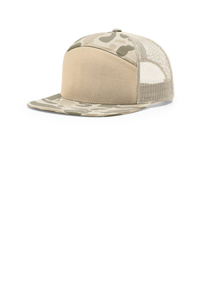 Custom Personalized Richardson Printed 7-Panel Trucker 168P