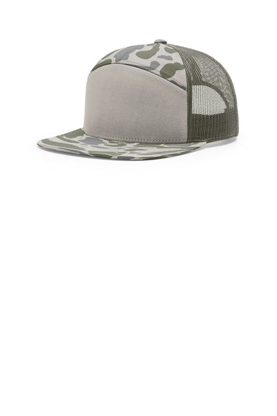 Custom Personalized Richardson Printed 7-Panel Trucker 168P