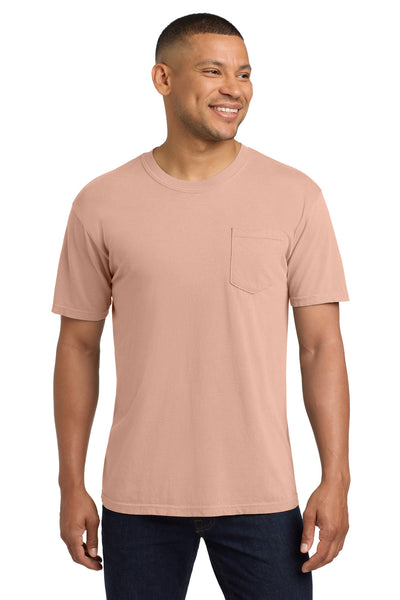 Custom Personalized COMFORT COLORS  ®  Heavyweight Ring Spun Pocket Tee. 6030