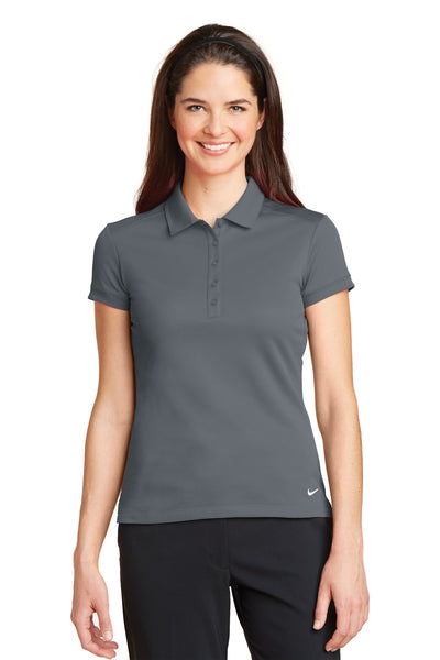 Custom Personalized Nike Women's Dri-FIT Solid Icon Pique Modern Fit Polo.  746100