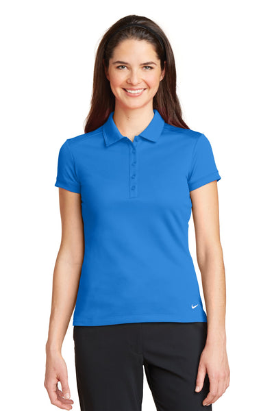 Custom Personalized Nike Women's Dri-FIT Solid Icon Pique Modern Fit Polo.  746100