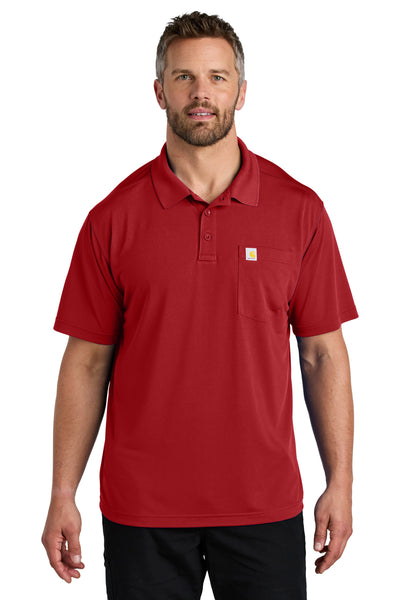 Custom Personalized Carhartt Force ®  Snag-Resistant Pocket Polo CT106880