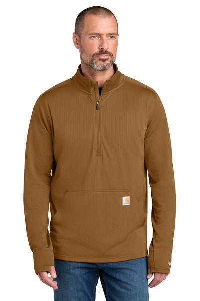 Custom Personalized Carhartt Force ®  1/2-Zip Grid Fleece CT107814