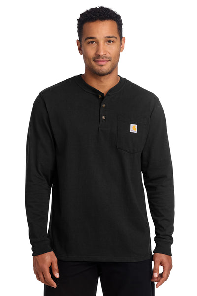 Custom Personalized Carhartt ®  Long Sleeve Henley T-Shirt CTK128
