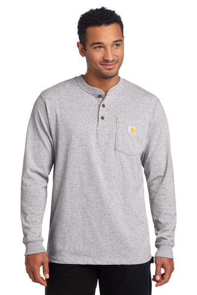 Custom Personalized Carhartt ®  Long Sleeve Henley T-Shirt CTK128