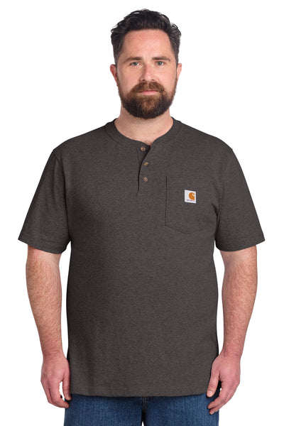 Custom Personalized Carhartt ®  Short Sleeve Henley T-Shirt CTK84