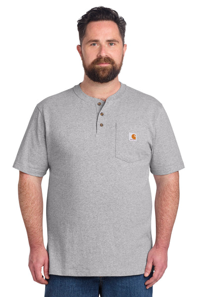 Custom Personalized Carhartt ®  Short Sleeve Henley T-Shirt CTK84
