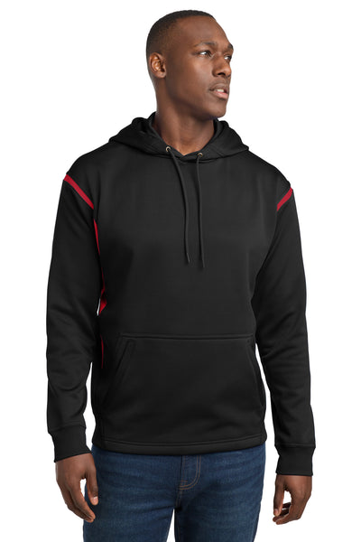 Custom Personalized Sport-Tek ®  Tech Fleece Colorblock Hooded Sweatshirt. F246