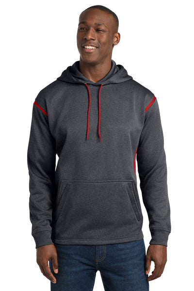 Custom Personalized Sport-Tek ®  Tech Fleece Colorblock Hooded Sweatshirt. F246