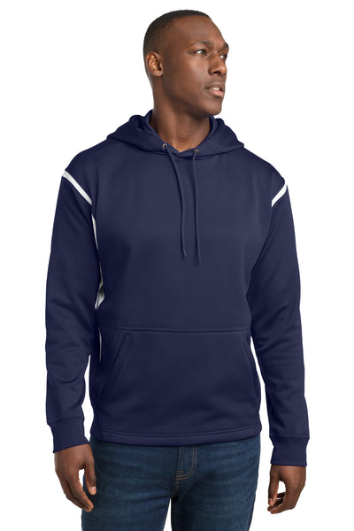 Custom Personalized Sport-Tek ®  Tech Fleece Colorblock Hooded Sweatshirt. F246