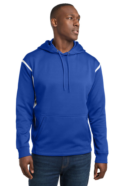 Custom Personalized Sport-Tek ®  Tech Fleece Colorblock Hooded Sweatshirt. F246