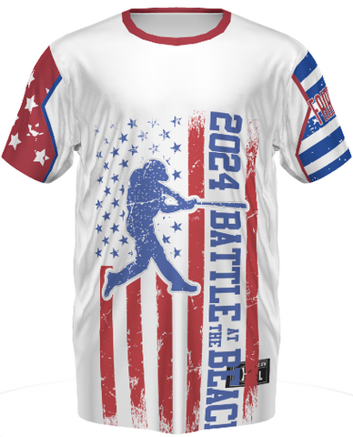 2024 Battle at the Beach Commemorative Tee