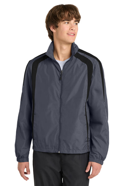 Custom Personalized Sport-Tek ®  Colorblock Raglan Jacket. JST60