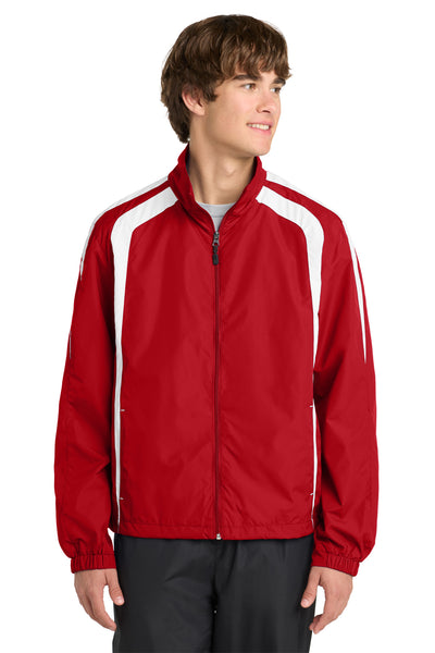 Custom Personalized Sport-Tek ®  Colorblock Raglan Jacket. JST60