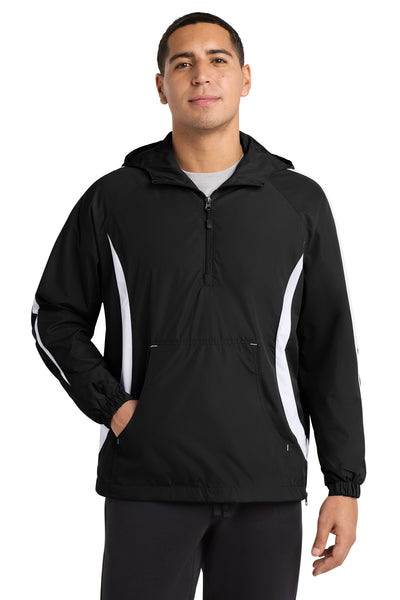 Custom Personalized Sport-Tek ®  Colorblock Raglan Anorak. JST63