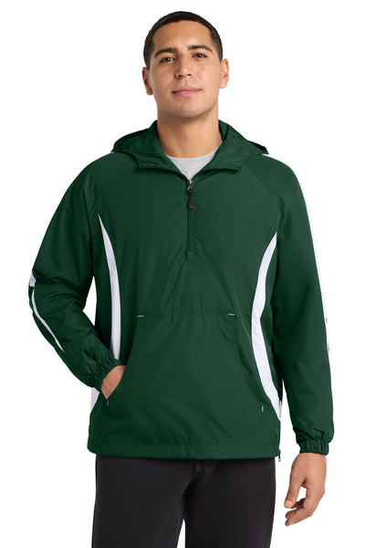 Custom Personalized Sport-Tek ®  Colorblock Raglan Anorak. JST63