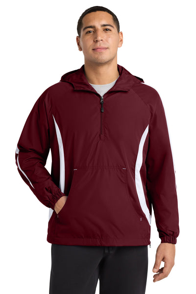 Custom Personalized Sport-Tek ®  Colorblock Raglan Anorak. JST63