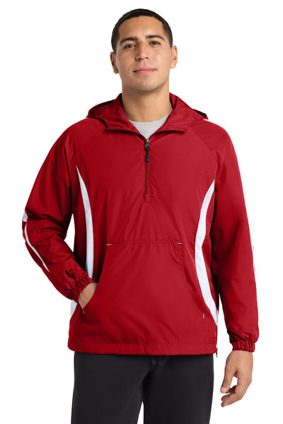 Custom Personalized Sport-Tek ®  Colorblock Raglan Anorak. JST63
