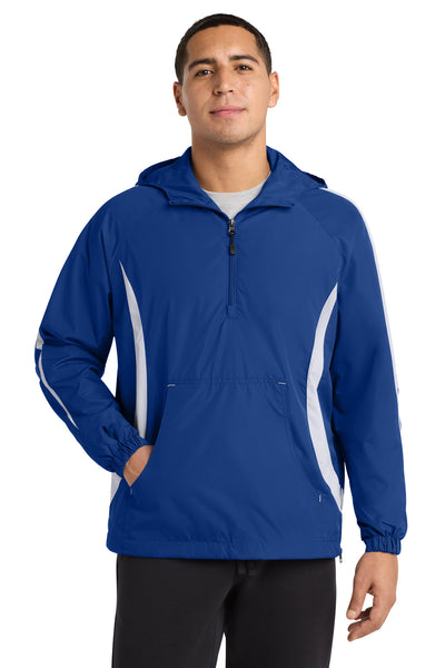Custom Personalized Sport-Tek ®  Colorblock Raglan Anorak. JST63
