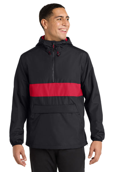 Custom Personalized Sport-Tek ®  Zipped Pocket Anorak. JST65