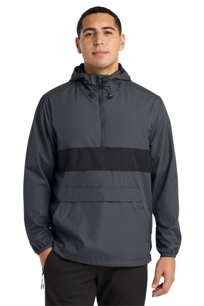 Custom Personalized Sport-Tek ®  Zipped Pocket Anorak. JST65