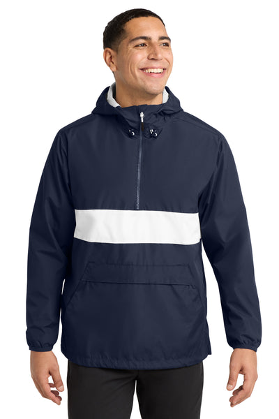 Custom Personalized Sport-Tek ®  Zipped Pocket Anorak. JST65