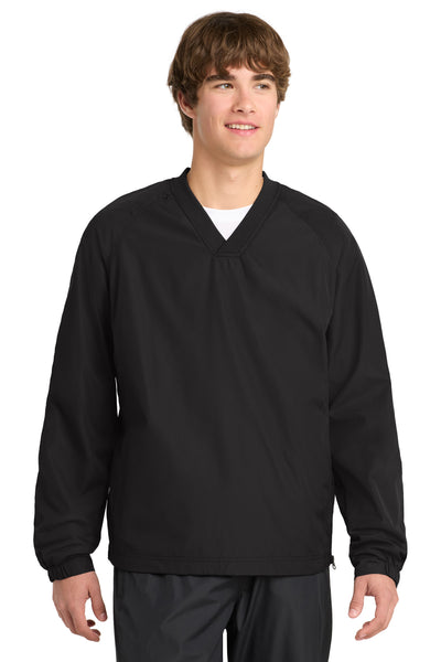 Custom Personalized Sport-Tek ®  V-Neck Raglan Wind Shirt. JST72