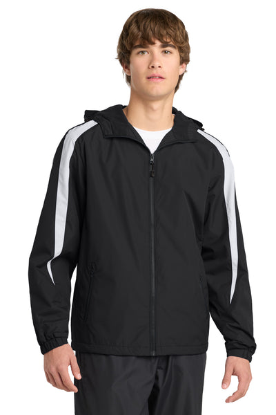 Custom Personalized Sport-Tek ®  Fleece-Lined Colorblock Jacket. JST81