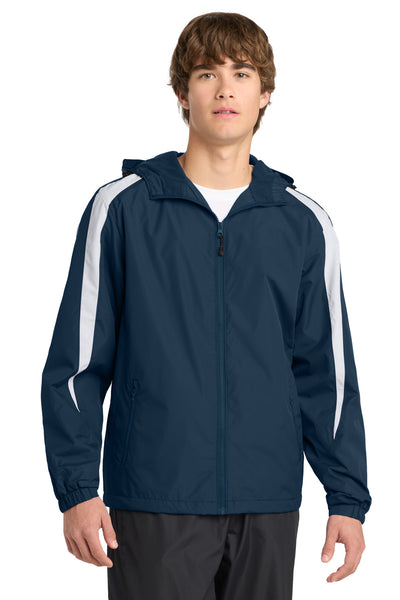 Custom Personalized Sport-Tek ®  Fleece-Lined Colorblock Jacket. JST81