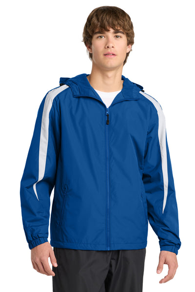 Custom Personalized Sport-Tek ®  Fleece-Lined Colorblock Jacket. JST81