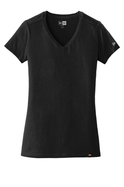 Custom New Era  Women's Heritage Blend V-Neck Tee. LNEA101
