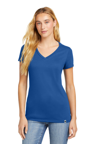 Custom New Era  Women's Heritage Blend V-Neck Tee. LNEA101