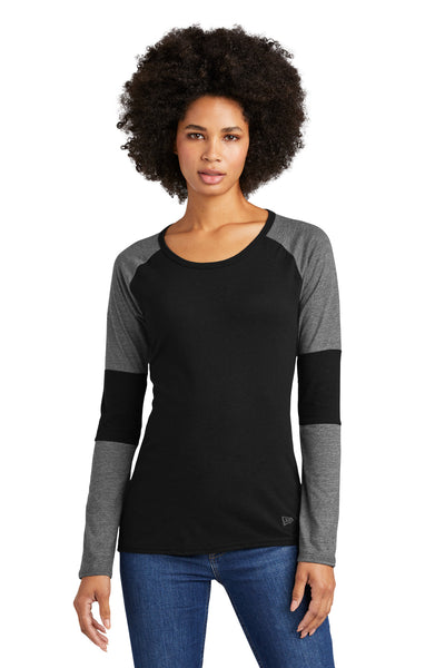Custom Personalized New Era  ®  Ladies Tri-Blend Performance Baseball Tee. LNEA132