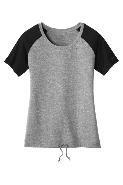 Custom New Era  Women's Tri-Blend Performance Cinch Tee. LNEA133