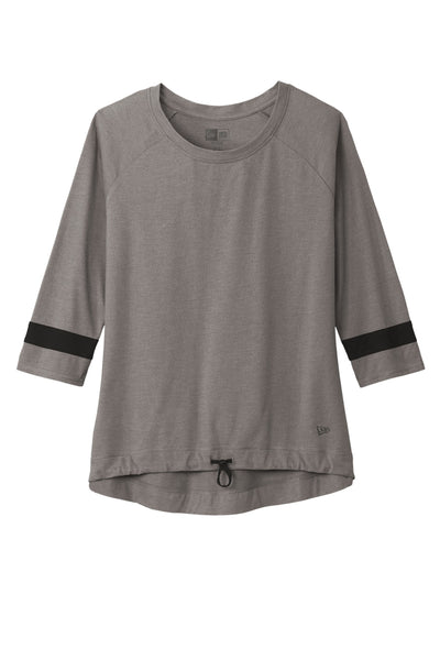 Custom New Era  Women's Tri-Blend 3/4-Sleeve Tee LNEA136