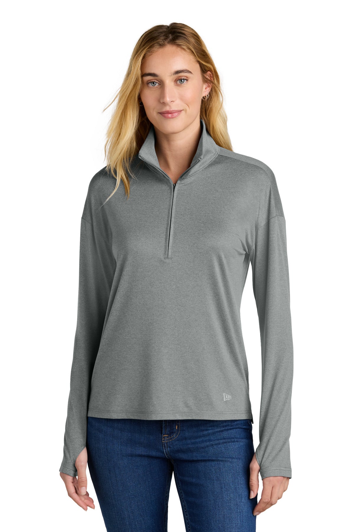 Custom New Era Women's Power 1/2-Zip LNEA228