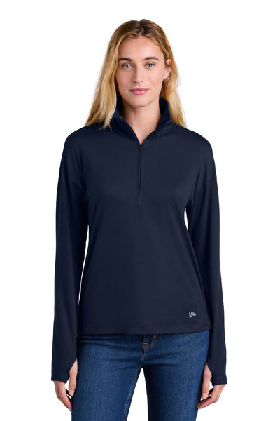 Custom New Era Women's Power 1/2-Zip LNEA228