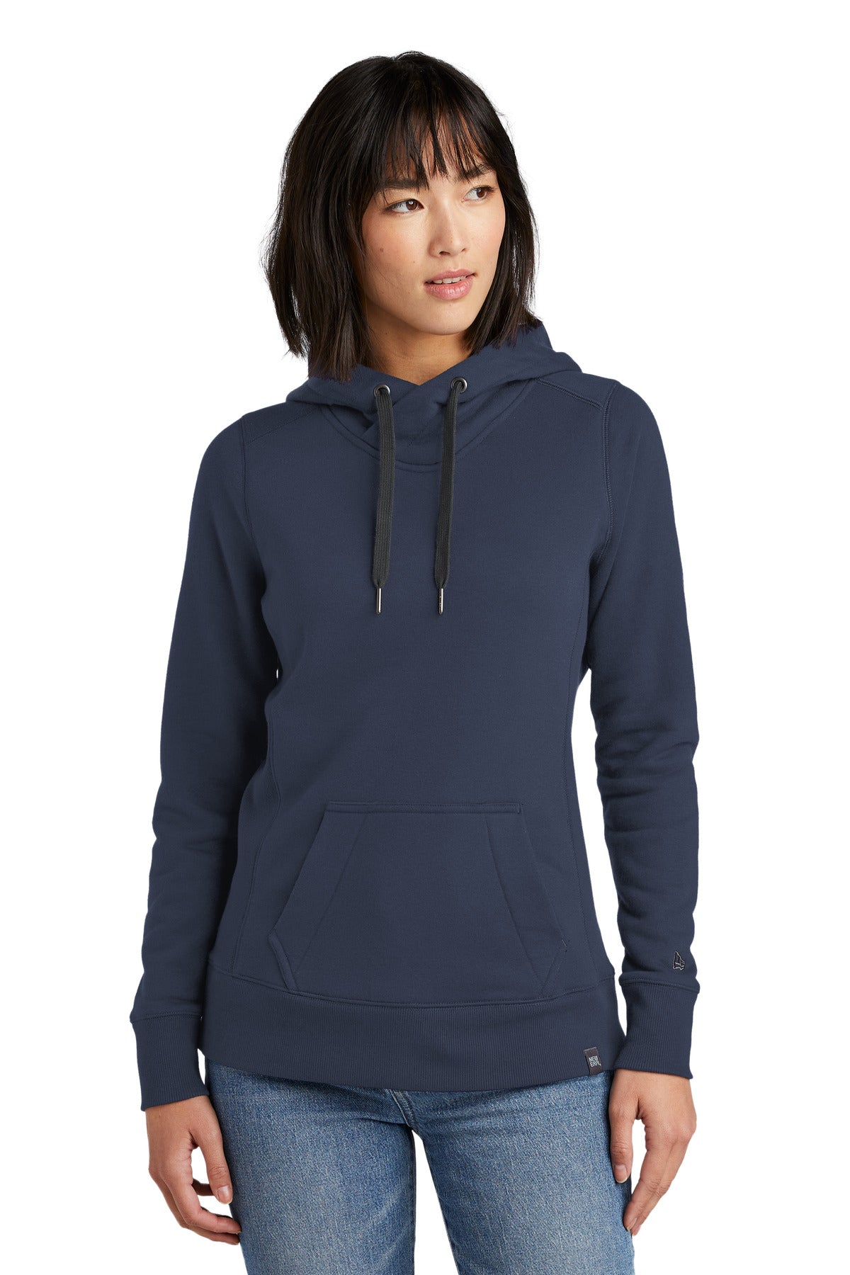 Custom New Era  Women's French Terry Pullover Hoodie. LNEA500