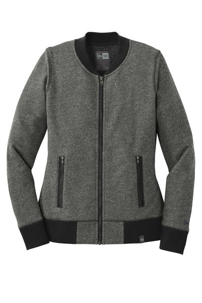 Custom New Era Women's French Terry Baseball Full-Zip. LNEA503