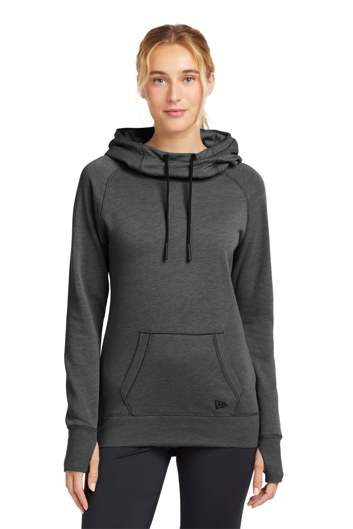 Custom New Era  Women's Tri-Blend Fleece Pullover Hoodie. LNEA510