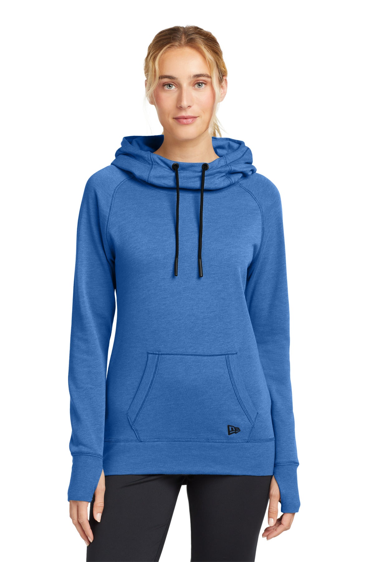 Custom New Era  Women's Tri-Blend Fleece Pullover Hoodie. LNEA510