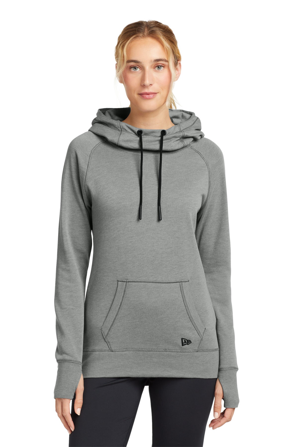 Custom New Era  Women's Tri-Blend Fleece Pullover Hoodie. LNEA510