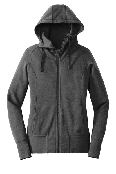 Custom New Era  Women's Tri-Blend Fleece Full-Zip Hoodie. LNEA511