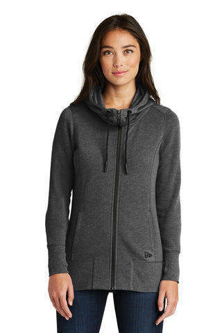 Custom New Era  Women's Tri-Blend Fleece Full-Zip Hoodie. LNEA511