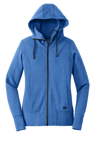 Custom New Era  Women's Tri-Blend Fleece Full-Zip Hoodie. LNEA511