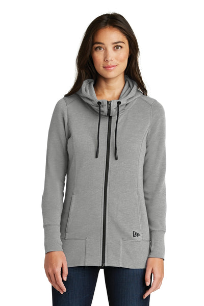 Custom New Era  Women's Tri-Blend Fleece Full-Zip Hoodie. LNEA511
