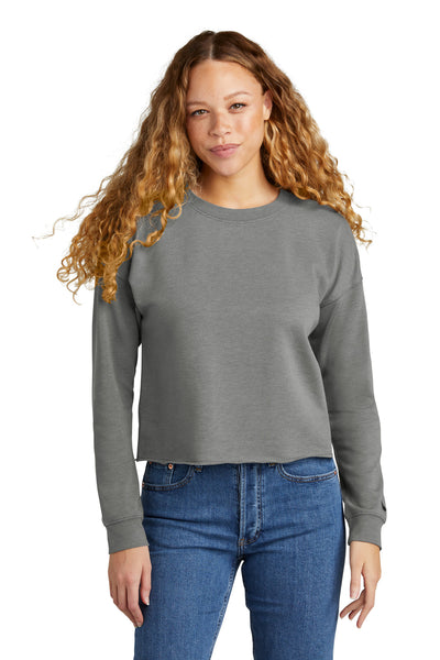 Custom New Era Women's Tri-Blend Fleece Crop Crew LNEA514
