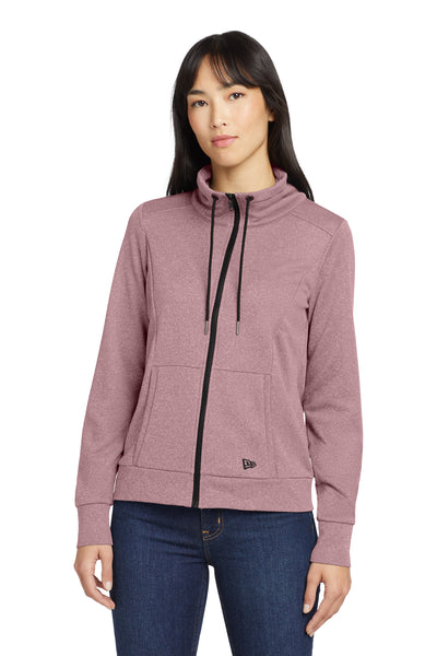 Custom New Era Women's Performance Terry Full-Zip Cowl LNEA530
